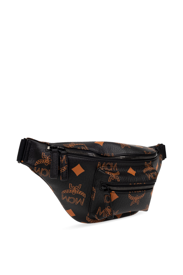 好評 Black | bag belt Logomania s Belt MCM bag アクセサリー